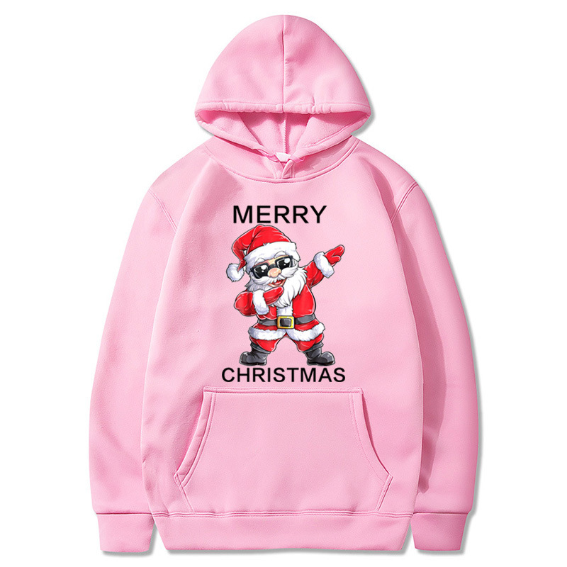 Hooded And Fleece Sweater Men's And Women's Christmas Clothing
