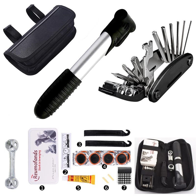 Portable Bicycle Repair Kit Kit Repair Tire Repair  Set 3