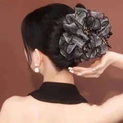Fluffy And Draping Senior Grey Flower Bud Grip - Grip - View 1