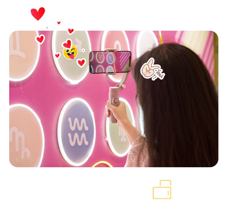 Mobile Phone Handheld Bluetooth Stabilizer Three-axis Anti-shaking Head Stabilizer - Image 4