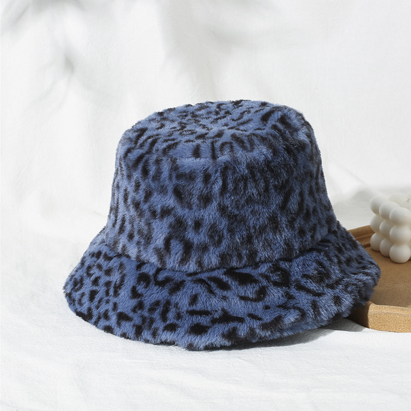 Blue leopard print