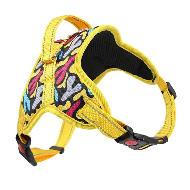 Pet Supplies Dog Harness Reflective Leash Set Yellow - Shop at LoveMi
