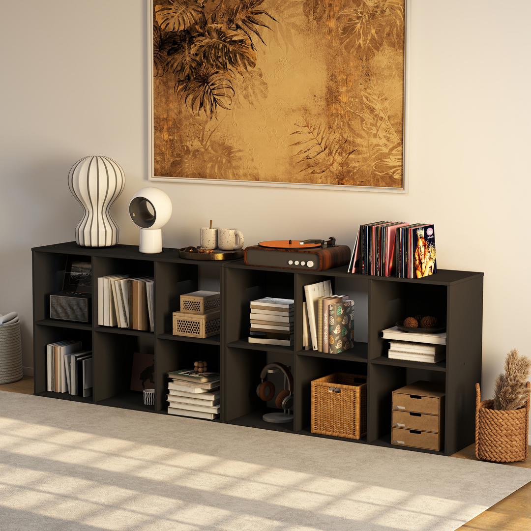 Cube Storage Organizer - Open Cube Bookshelf With Removable Back Panels, Display Storage Bookcase For Living Room, Bedroom, Entrance Hall image 74