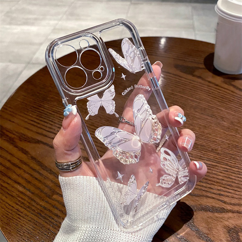 Fashion Simple Butterfly Pattern Phone Case - Image 3