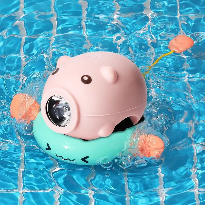 Children's Bicycle Piggy Horn Light USB Charging