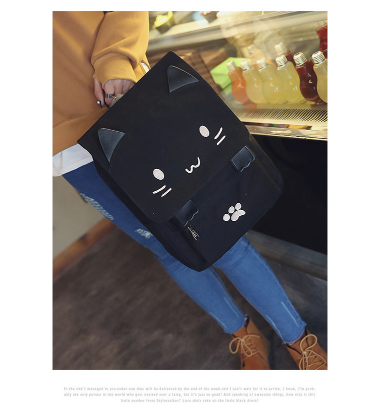 Title 8, Niedlicher Mittelschüler-Rucksack mit Cartoon-K...