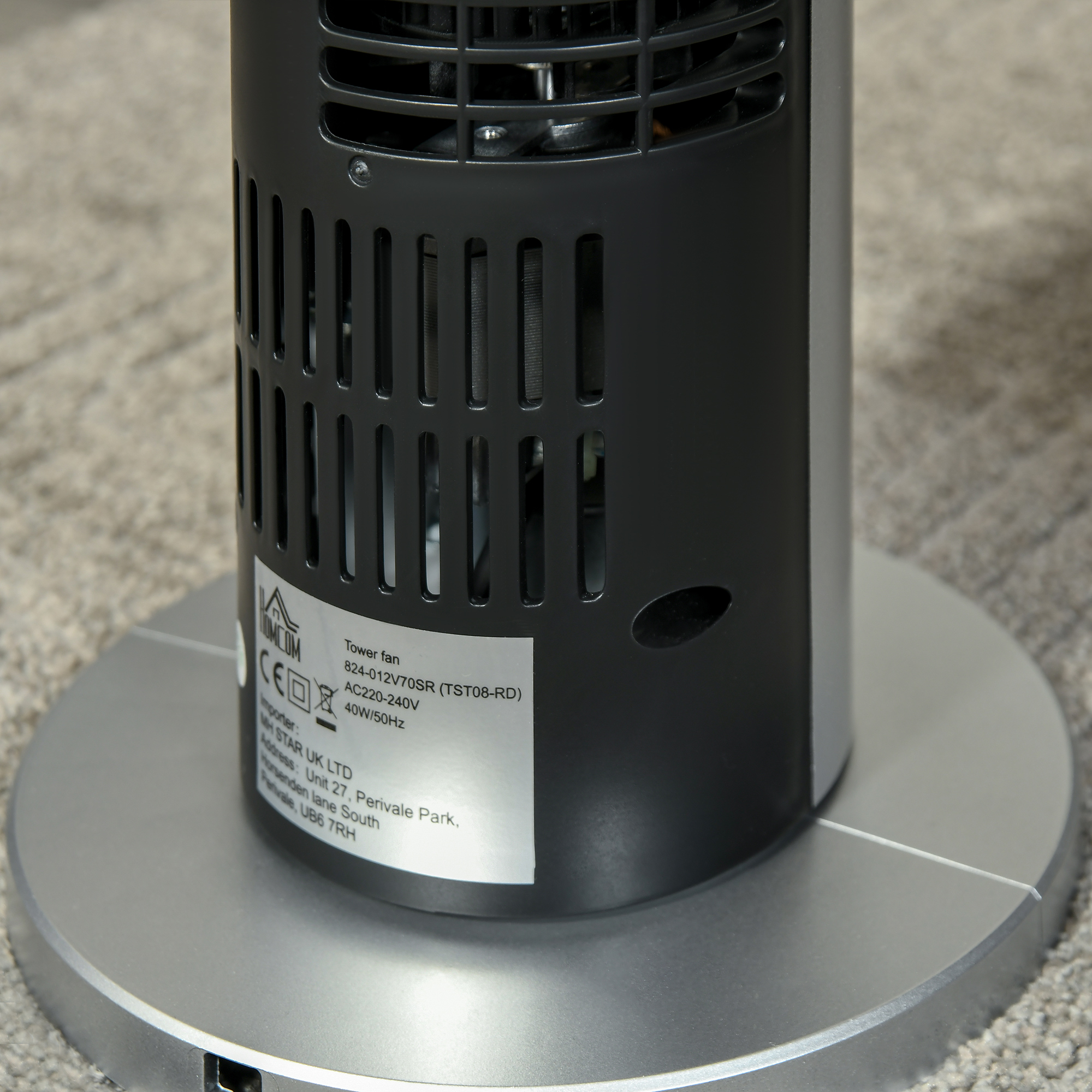 31 Oscillating Tower Fan With Remote Control, 7.5H Timer, 3 Speed 3 Modes, Electric Floor Standing Cooling Fan For Home Bedroom Office, Silver This Product Is Prohibited From Sale On Amazon.