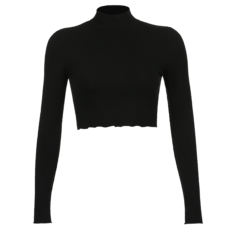 The New Bottoming Half Turtleneck Hot Girl Top Is Pure Desire To Wear Inside