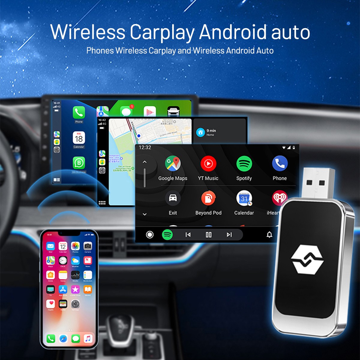NEW USB Wireless CarPlay Adapter For Dongle Plug Play — image 8