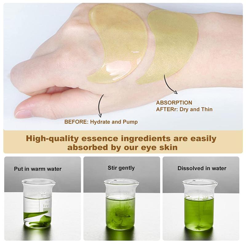 ZOZU Avocado Eye Mask, Hydrating & Moisturizing Eye Patches For Dark Circles And Puffiness, 60 Pairs