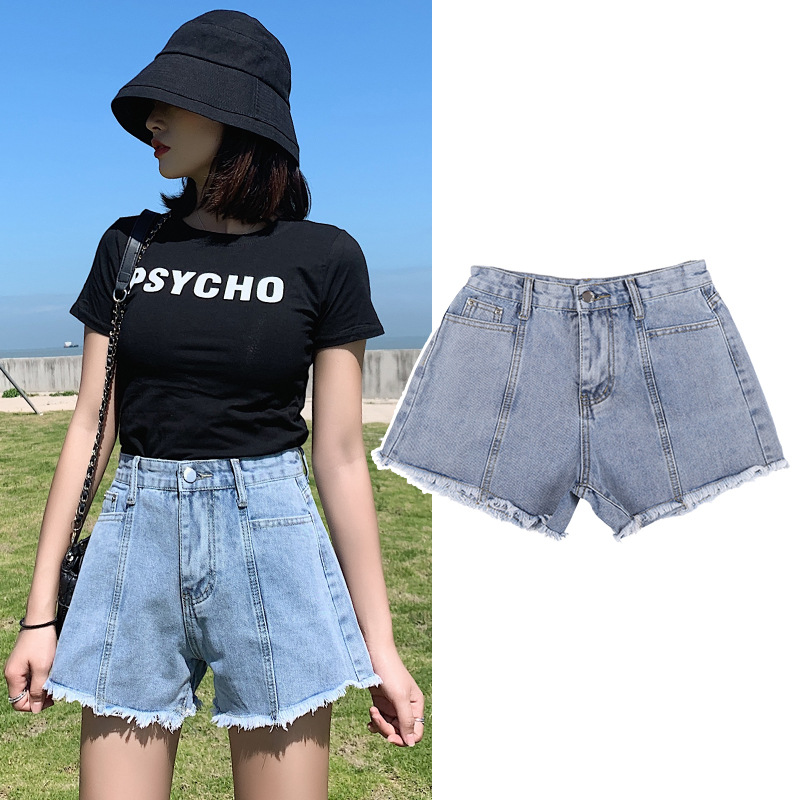 Women's Wide-leg Denim Shorts