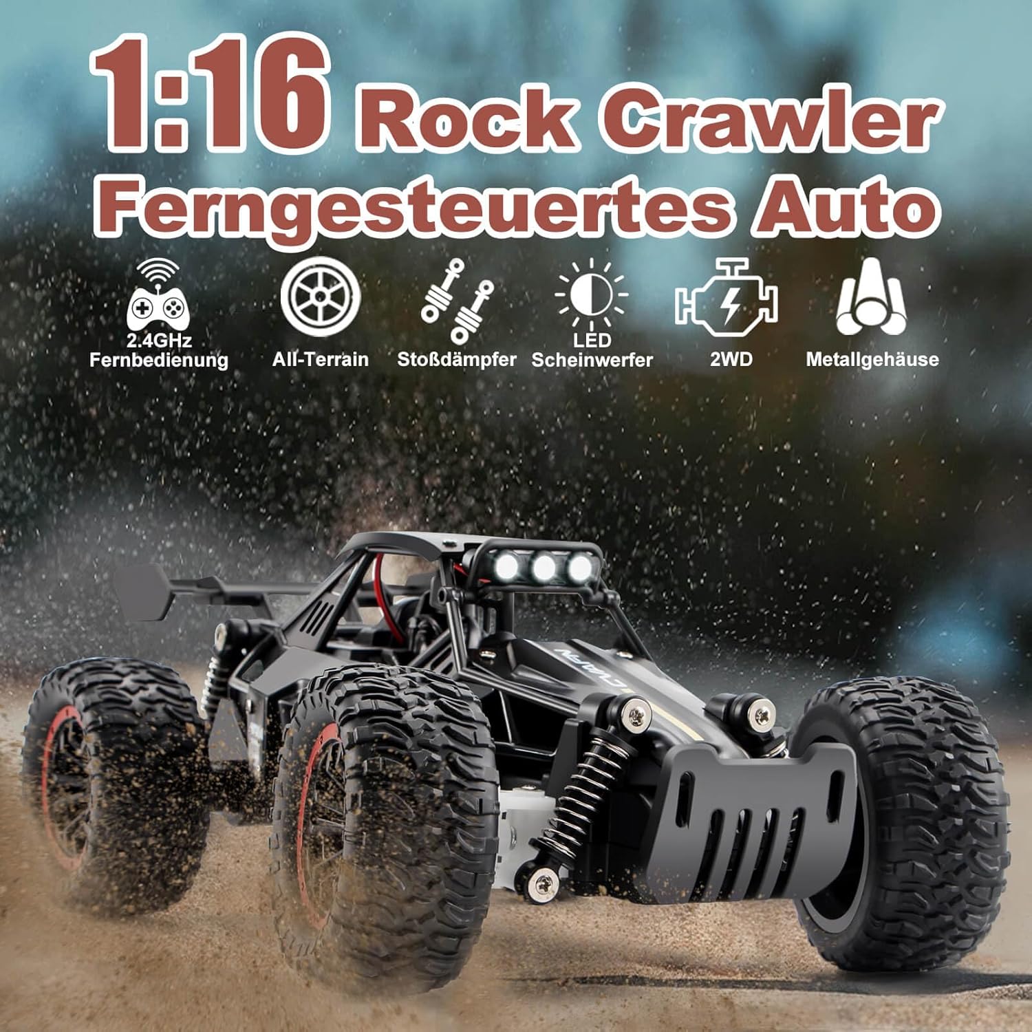 4DRC Remote Control Car 2.4Ghz Truck,Kids Toy Gift — image 8