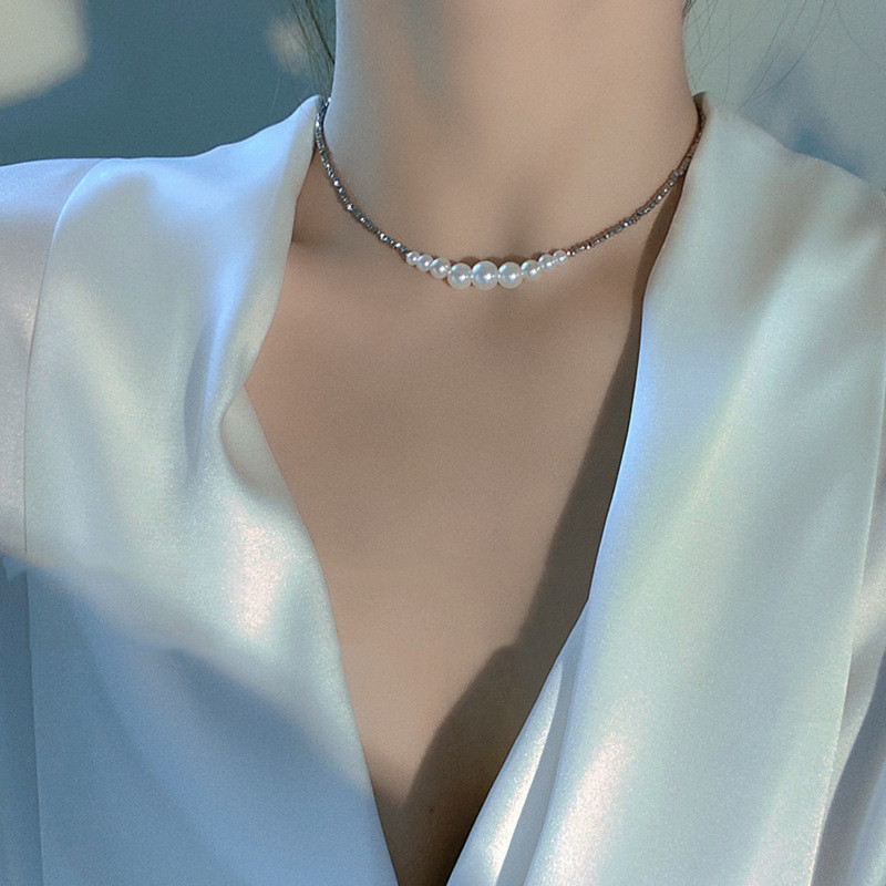Women's Fashion French Retro Pearl Necklace