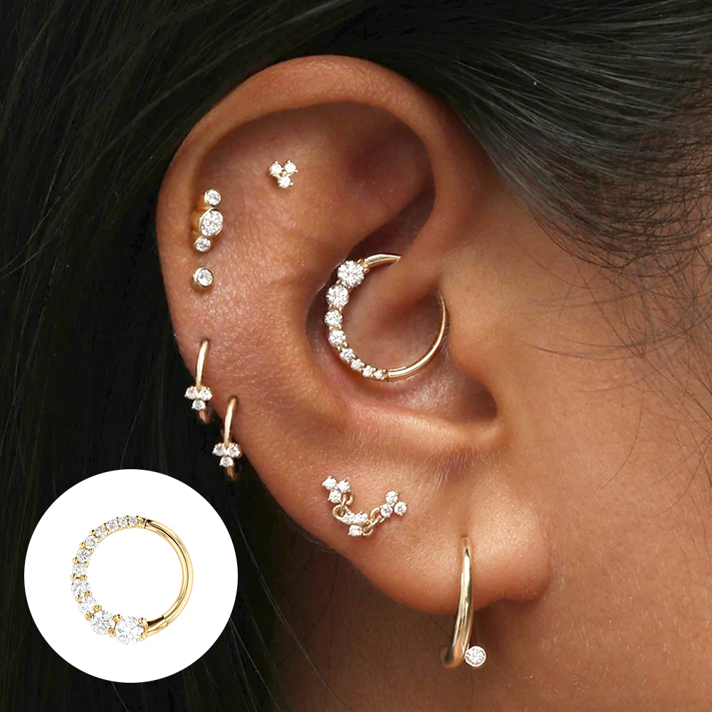 Title 3, S925 Sterling Silver INS Minimalist Ear Bone Stud