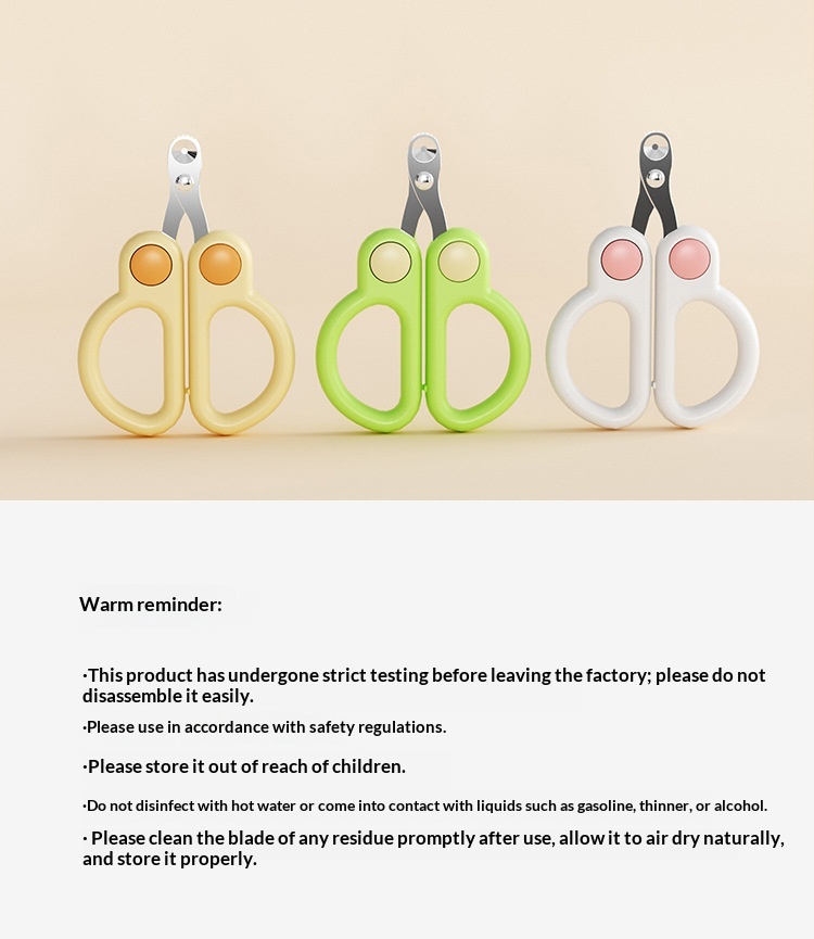 Little Rabbit Blind Cutters Pet Nail Cutters Cat Nail Cutters Anti-Catch Cat Nail Cutters Baby Cat Claw Cutters Anti-Cut Blood Line Round Hole detail photo 6