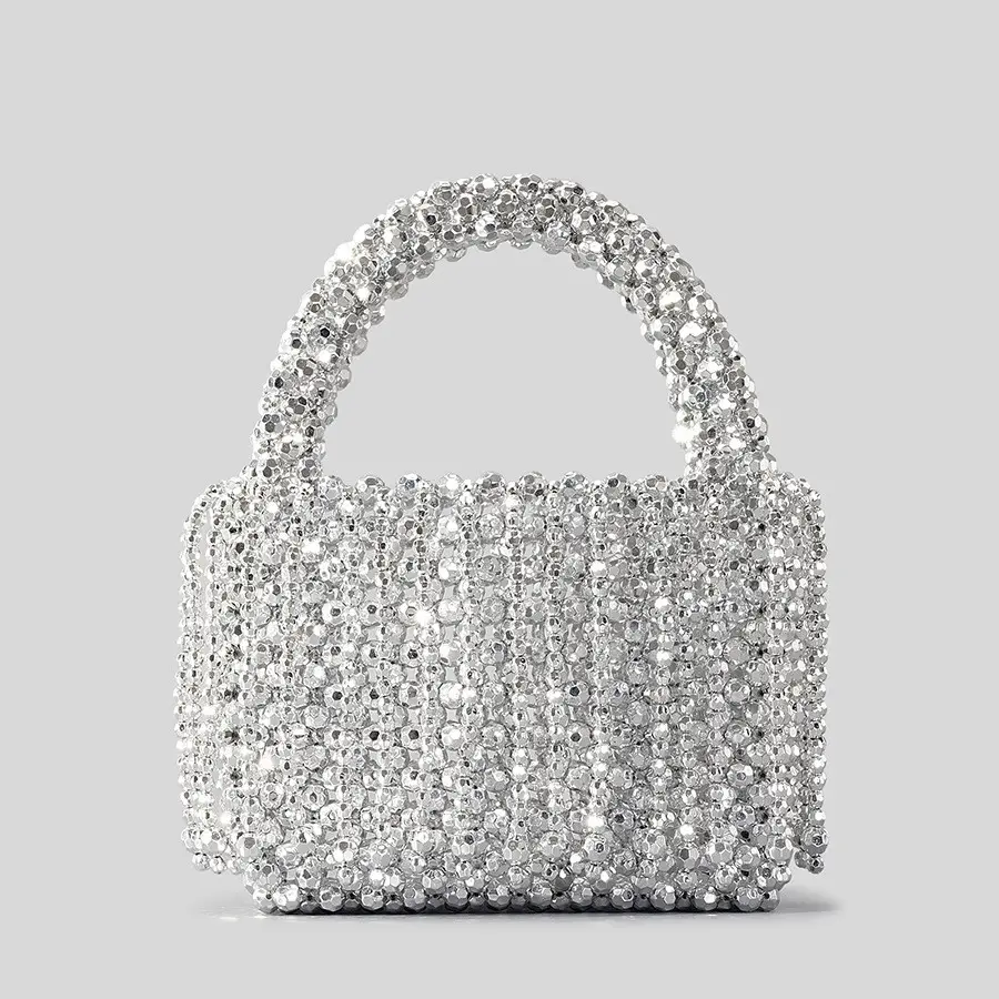 Acrylic Tassel Handbag for Women Diy Handmade