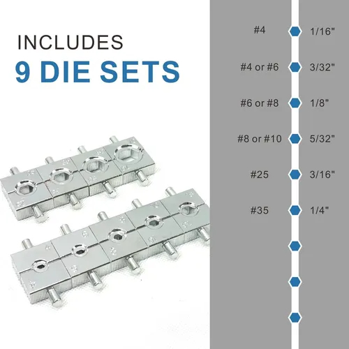 Hydraulic Crimping Pliers For Electrical Connectors 4mm To 70mm