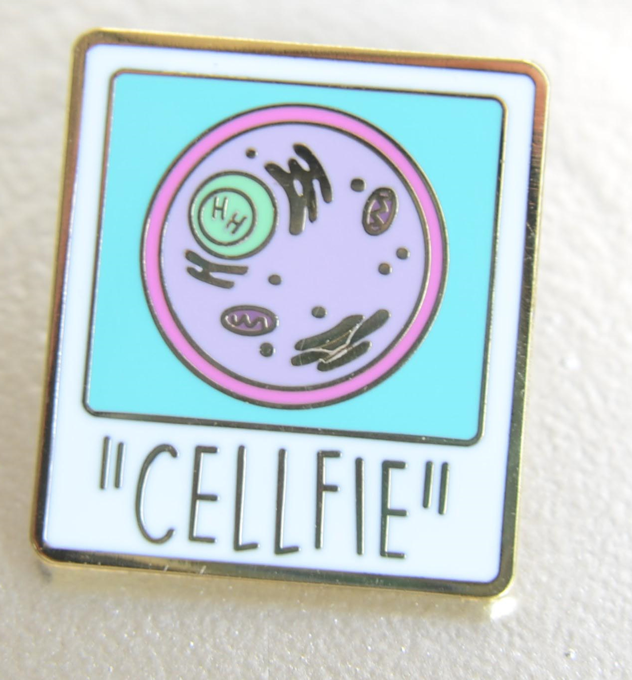 Cell Section Big Bear Medical Grocery Store Student Research Dog Badge Gold - Shop at LoveMi