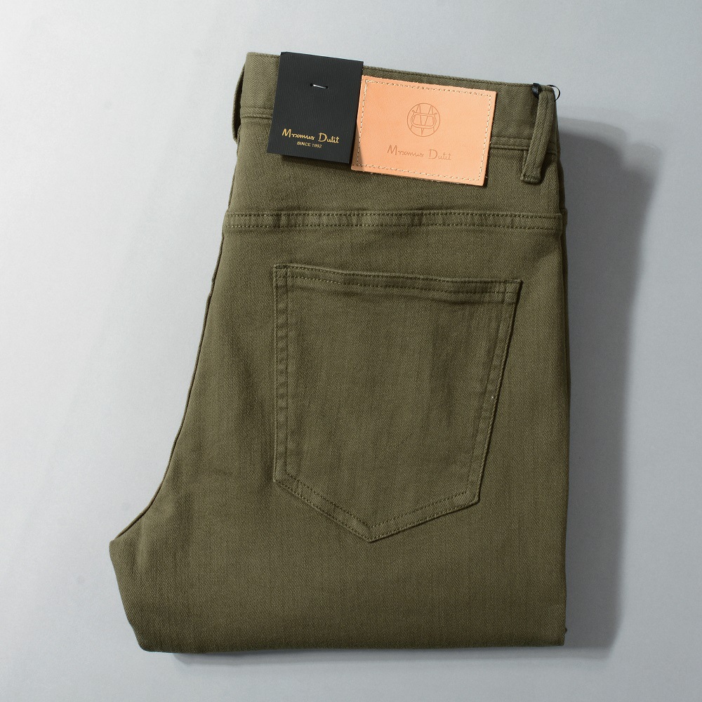 Title 2, Pantalones Slim Rectos de Hombre Color Liso – A...