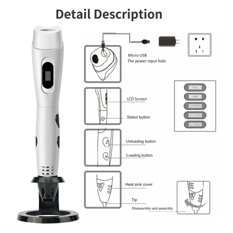 New 3D Printing Pen Painting DIY Creation
