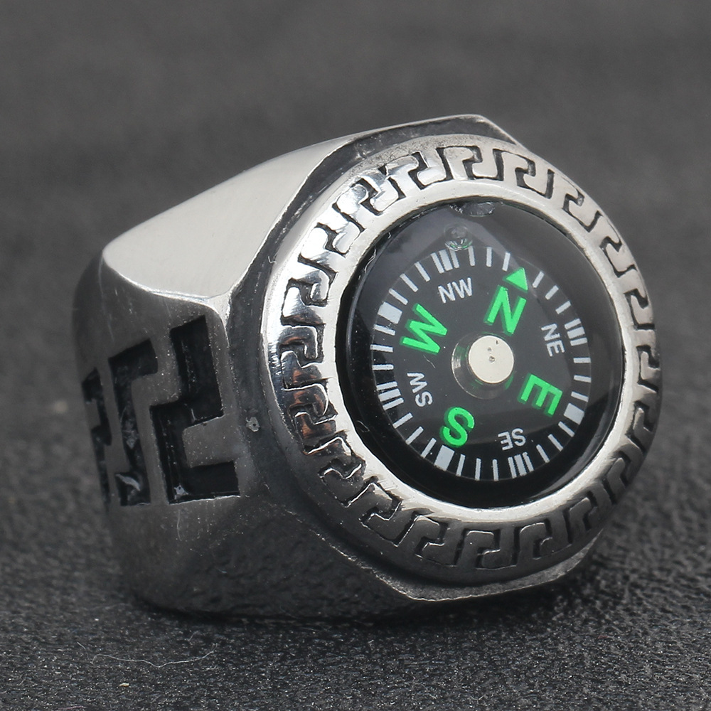 Title 2, Personalized Mens EDC Peripheral Compass Titan...