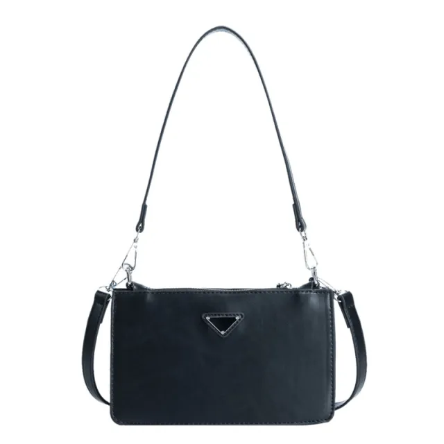 Summer New Baguette Bag Handbag Simple Shoulder Black - Shop at LoveMi