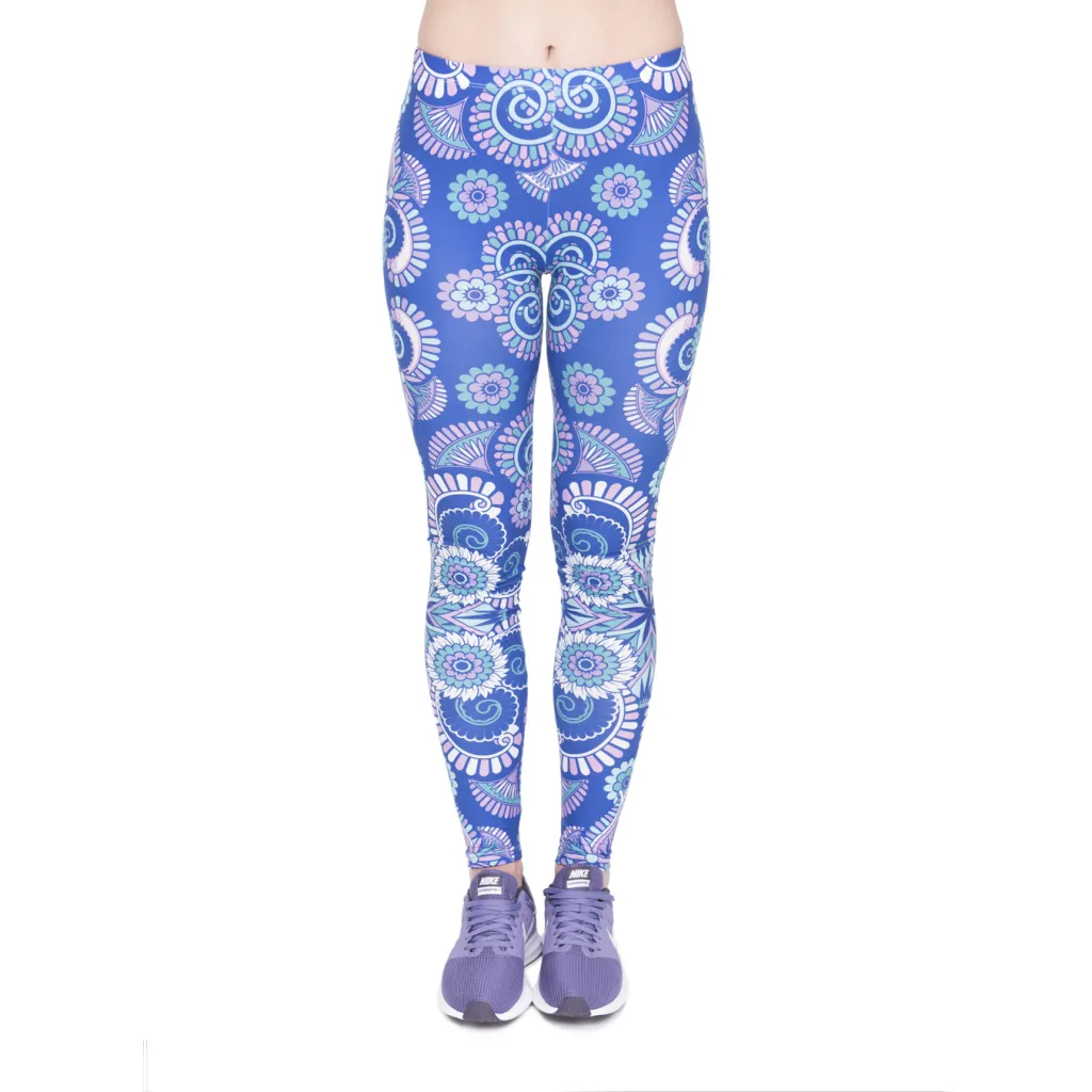 Digital printed cropped trousers - 21Style