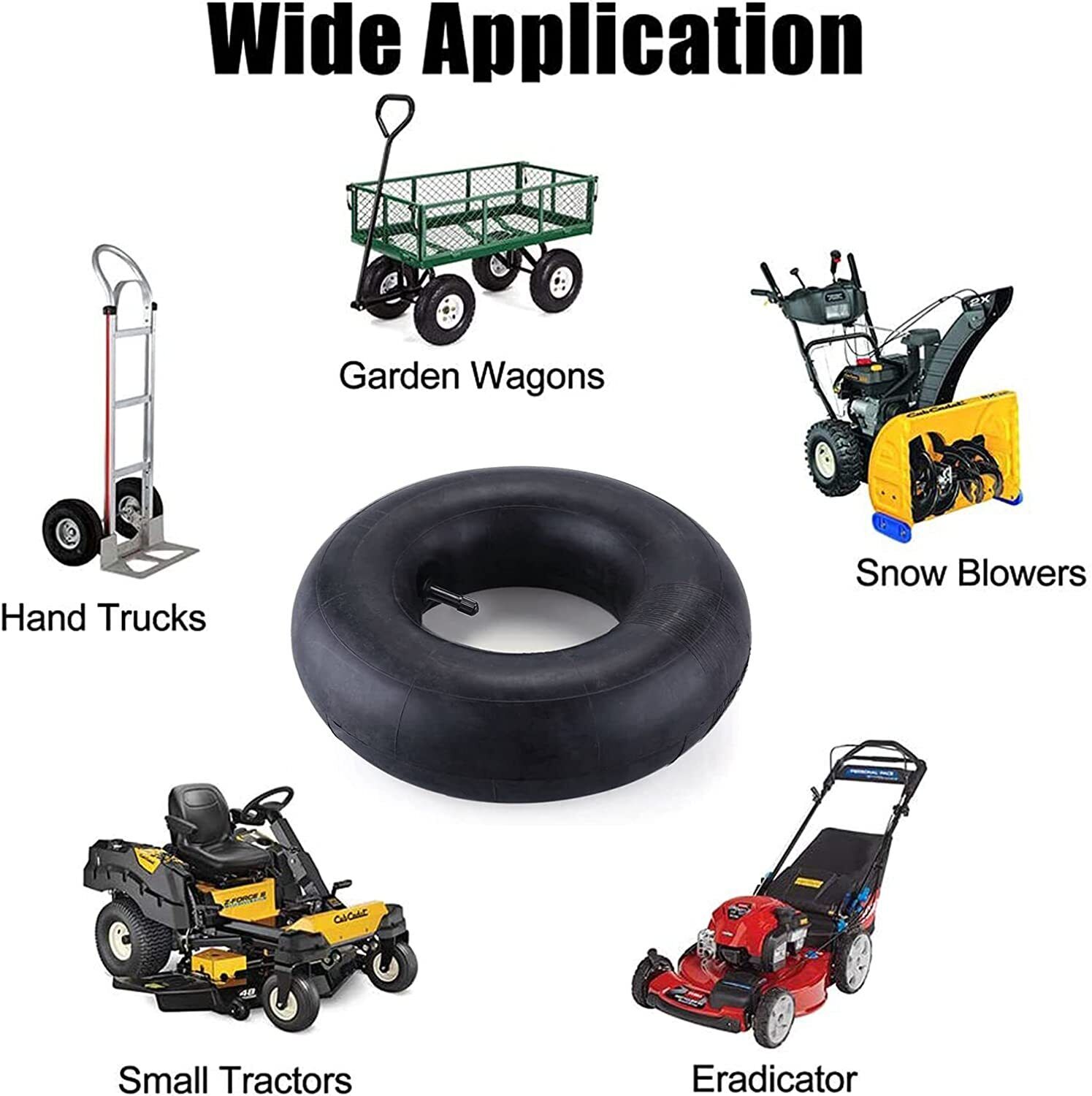 2x 6 TYRE INNERTUBE 13X5.00-6 STRAIGHT VALVE INNER TUBE