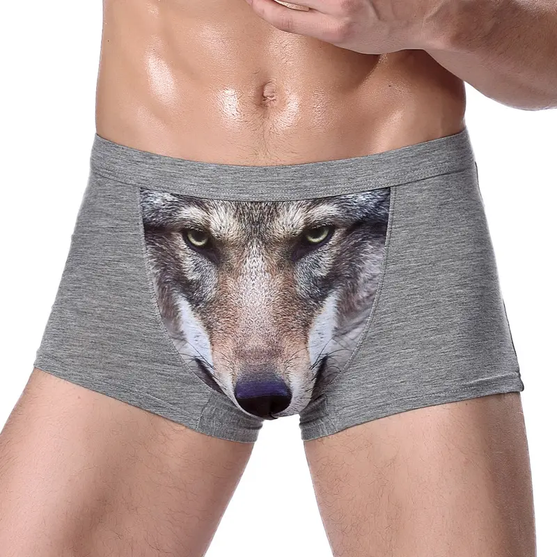 Personalized Men's Underwear Creative Animal Print Sexy