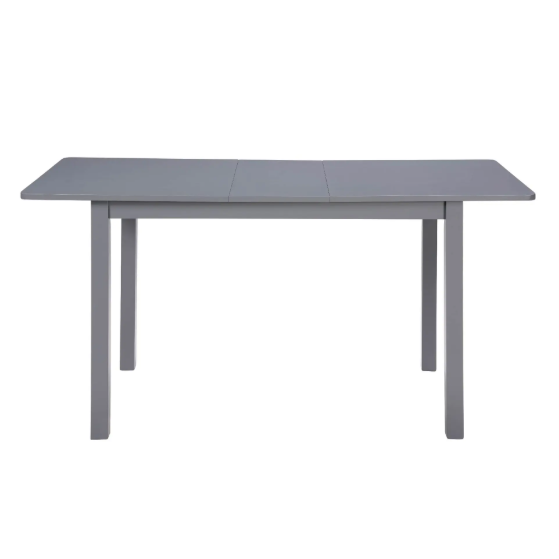 59 Extendable Dining Table, Modern House Dining Room Table For 4-8, Wooden Kitchen Table , Dining Room, Working Office, Home Living Room Furniture For Small Space, Dark Gray
