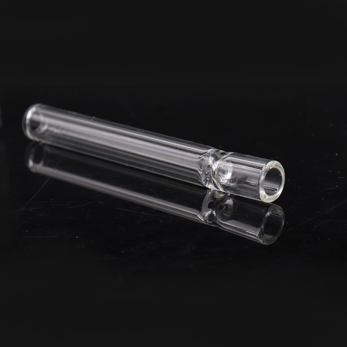 Telescopic Smoke Pipe Clear Straight Glass Suction Nozzle - Image 5
