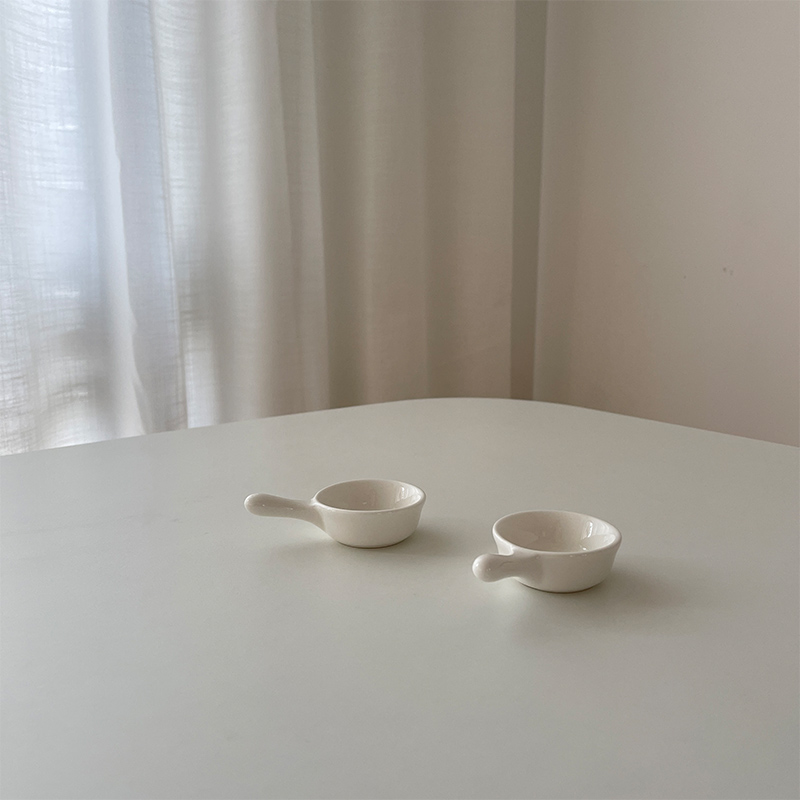 Japanese Mini Handle Dish Dipping Dish Tomato Sauce