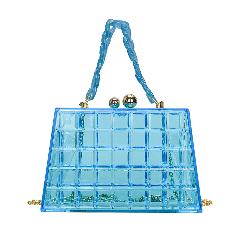 Fruit Color Literary Acrylic Portable Small Satchel