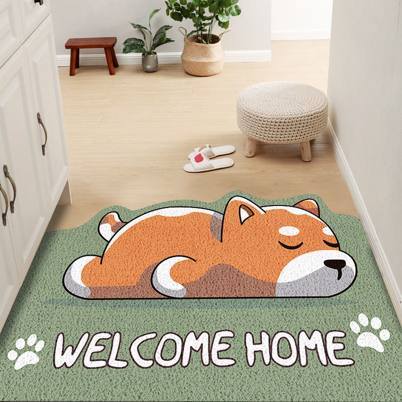 Title 5, Cartoon Cat Household Entrance Dust Removal Flo...