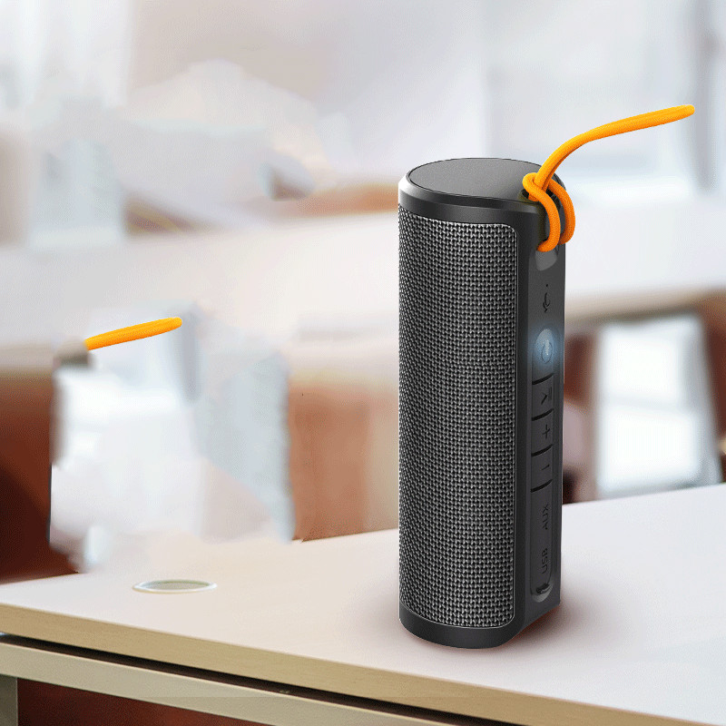 Portable Outdoor Waterproof Wireless Bluetooth Speaker Cloth Net Art