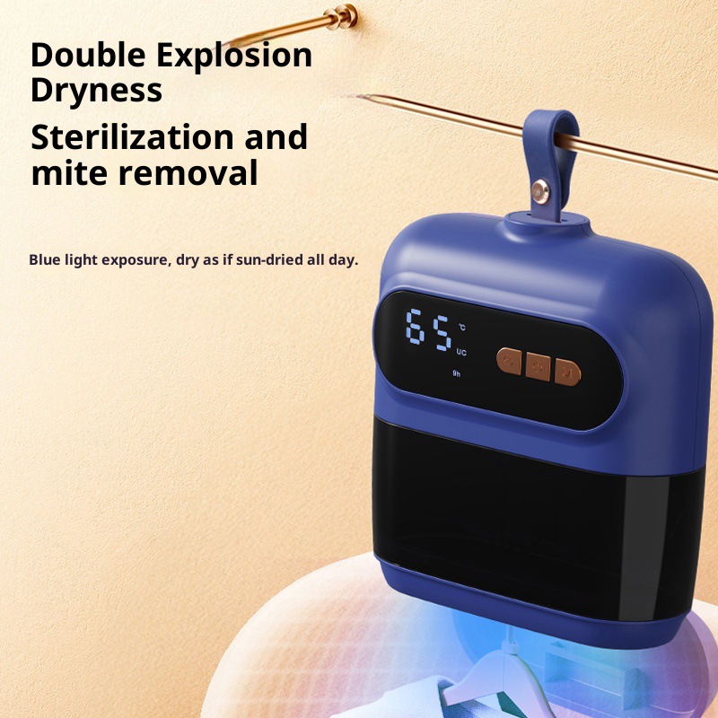 Portable Clothes Dryer, Foldable Travel Dryer, Mini Electric Dryer, Compact Garment Dryer,