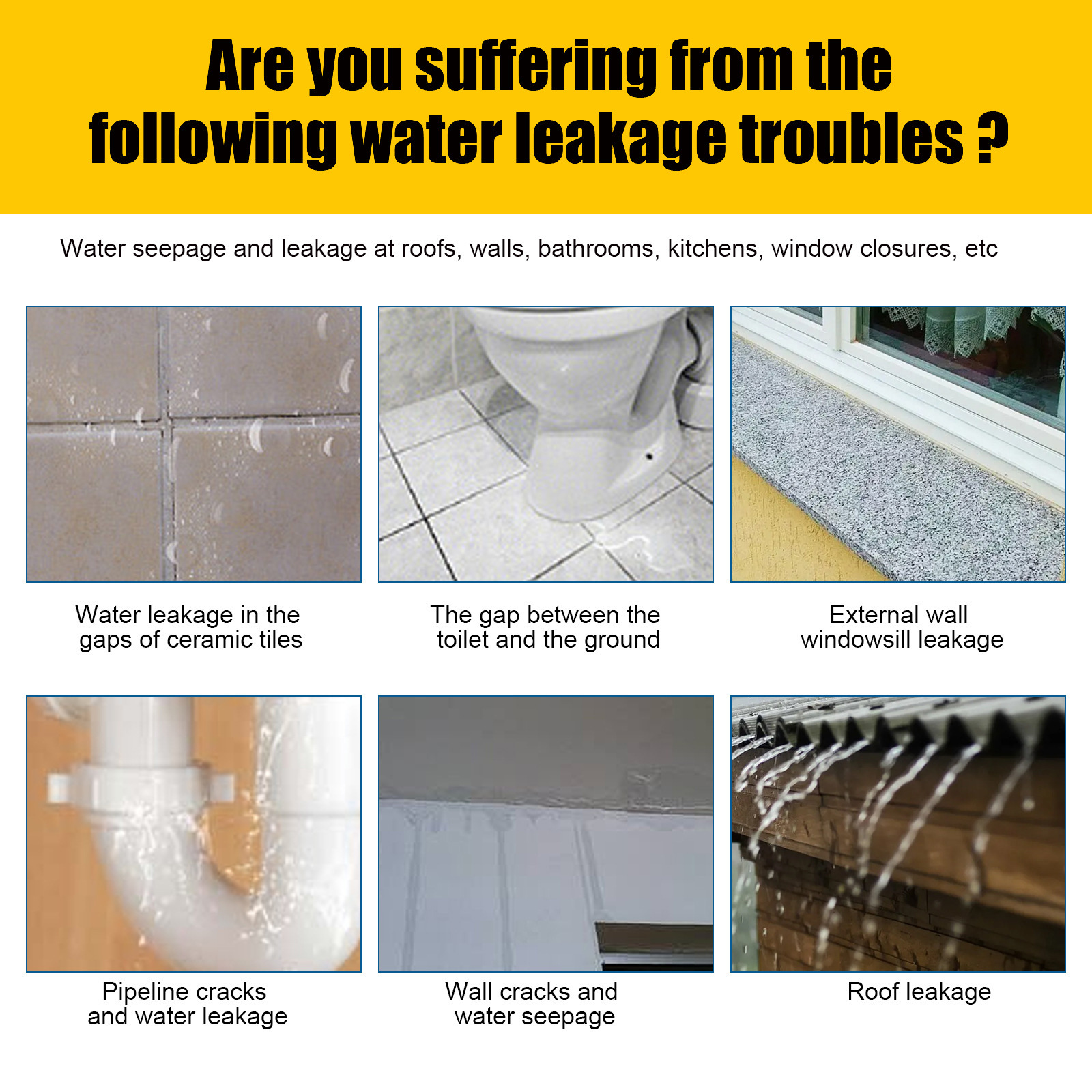 JAYSUING Transparent Waterproof Adhesive For Kitchen Exterior Walls And Household Interior Walls - Protective Waterproof Coating 5