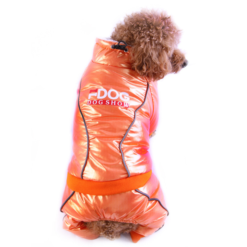 Down Jacket Puppy Windproof Hood For Cold And Warm