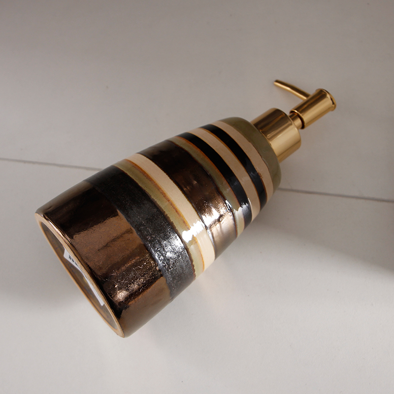 Creative Ceramic Retro Hand Sanitizer Bottle Push Type