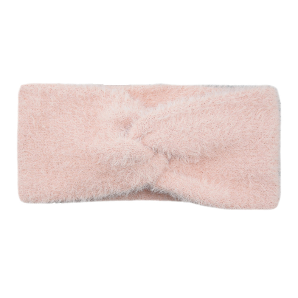 Title 5, Cross Knit Headband In Imitation Of Mink Hair