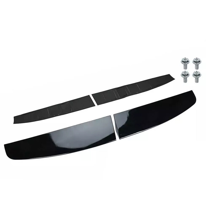 Gloss Black Rear Twin Barn Door Roof Spoiler FOR Ford Transit Custom — image 7