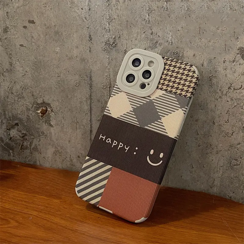 Brown All-Inclusive Shockproof Phone Case