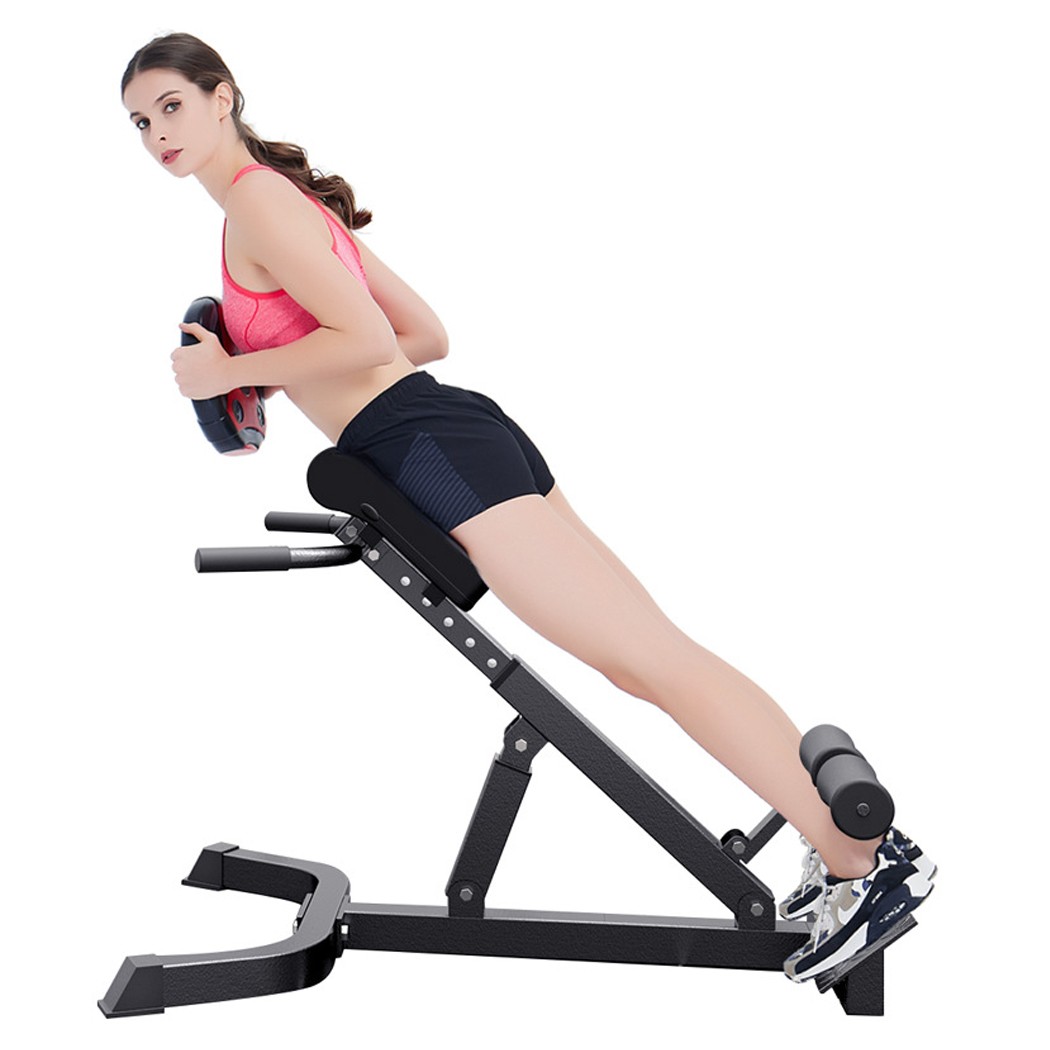 Adjustable Roman Chair Back Extension Exercise Bench Training Supine Board — image 7