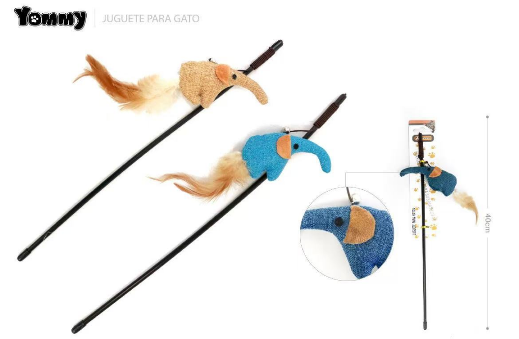 Elephant Cat Teasing Stick