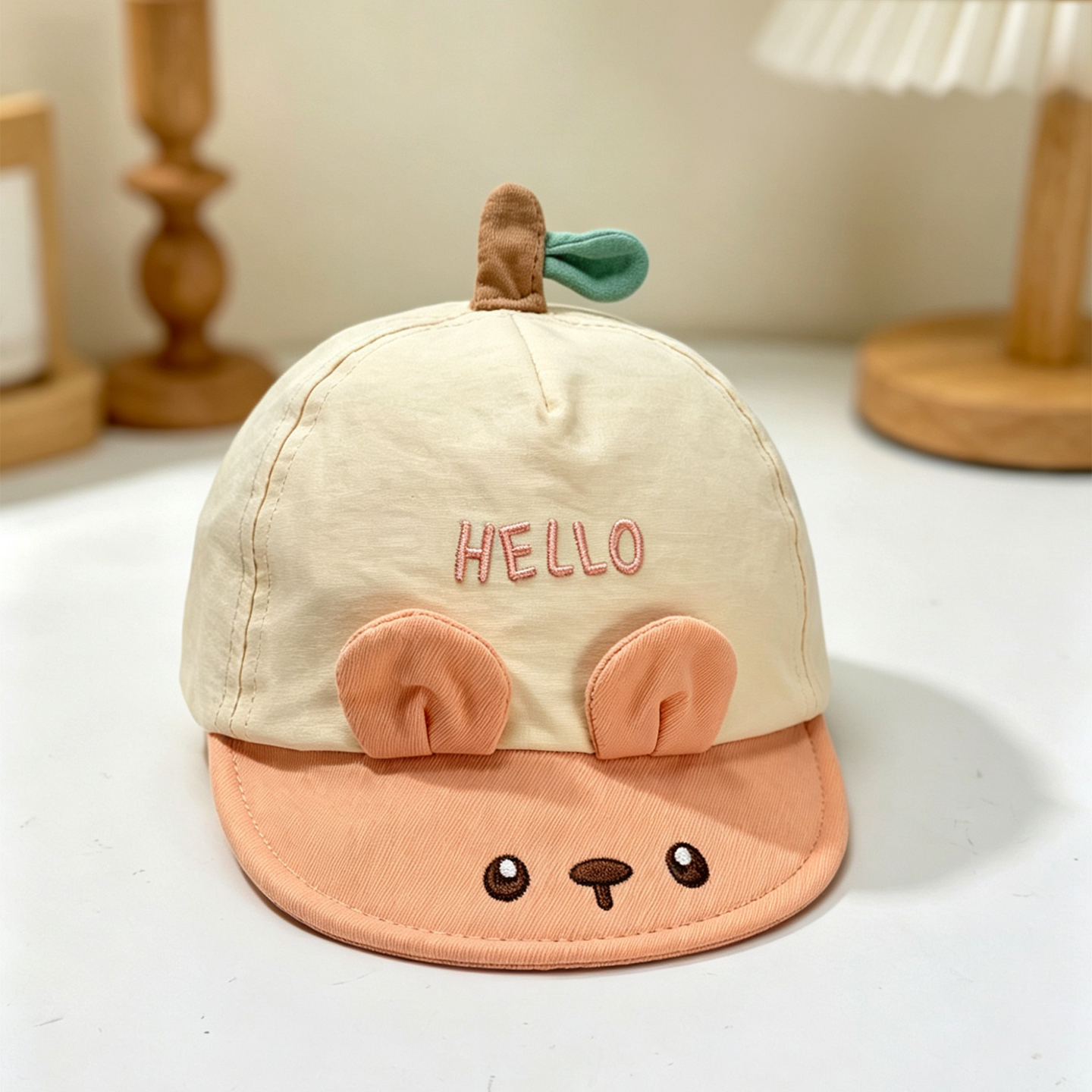 Cute Young Shoot-shaped Baby Baseball Cap - Cartoon Bear Baby Soft Brimmed Baseball Cap - Thin And Breathable Hat 7