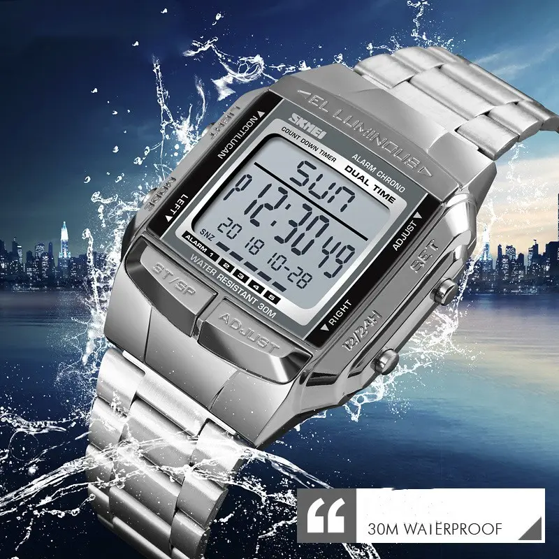 Skmei Fashion Trendy Multi-functional Men's Watch Southeast Asia Waterproof
