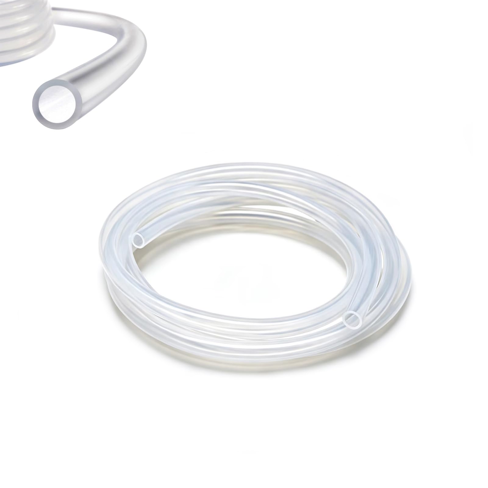 Aquarium Silicone Airline Tubing Odorless Anti-Fall-Off Air Hose 6.5Ft  ID For Fish Tank Air Pump Air Stone And Bubble Filter