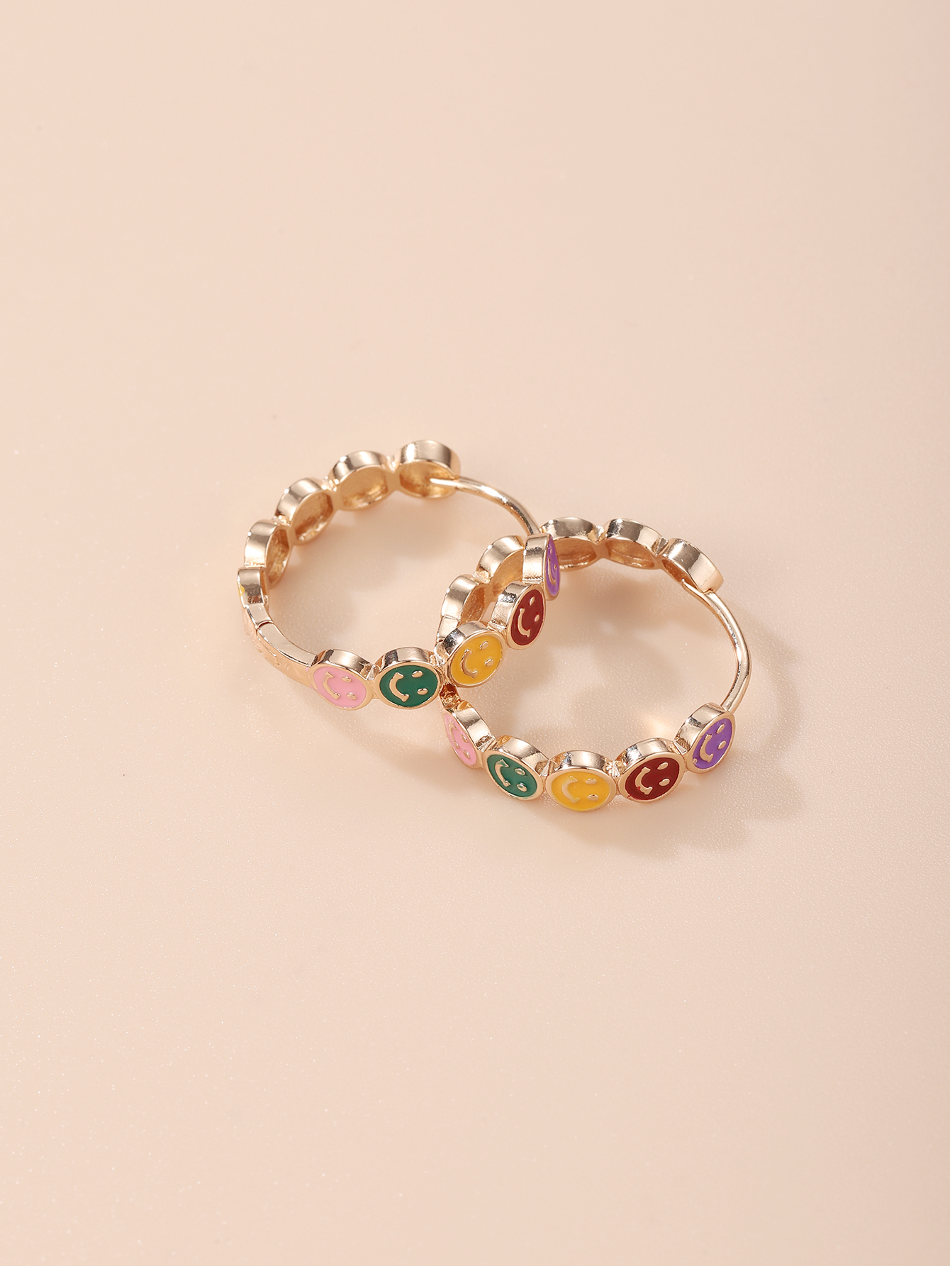 Fashionable Simple Metal Temperament Earrings