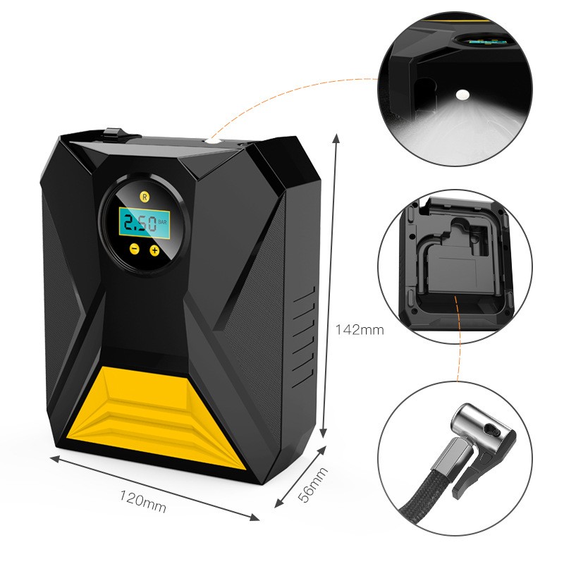 Electric Corded Car Tyre Inflator Pump Portable Air Compressor 12V 150PSI — image 10