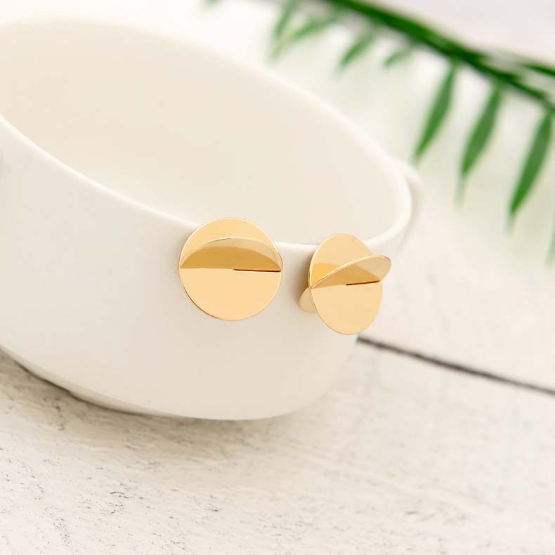 Alloy Ball Stud Earrings S925 Silver Pin